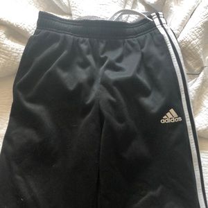 Never worn adidas sweatpants, 3 stripes down legs